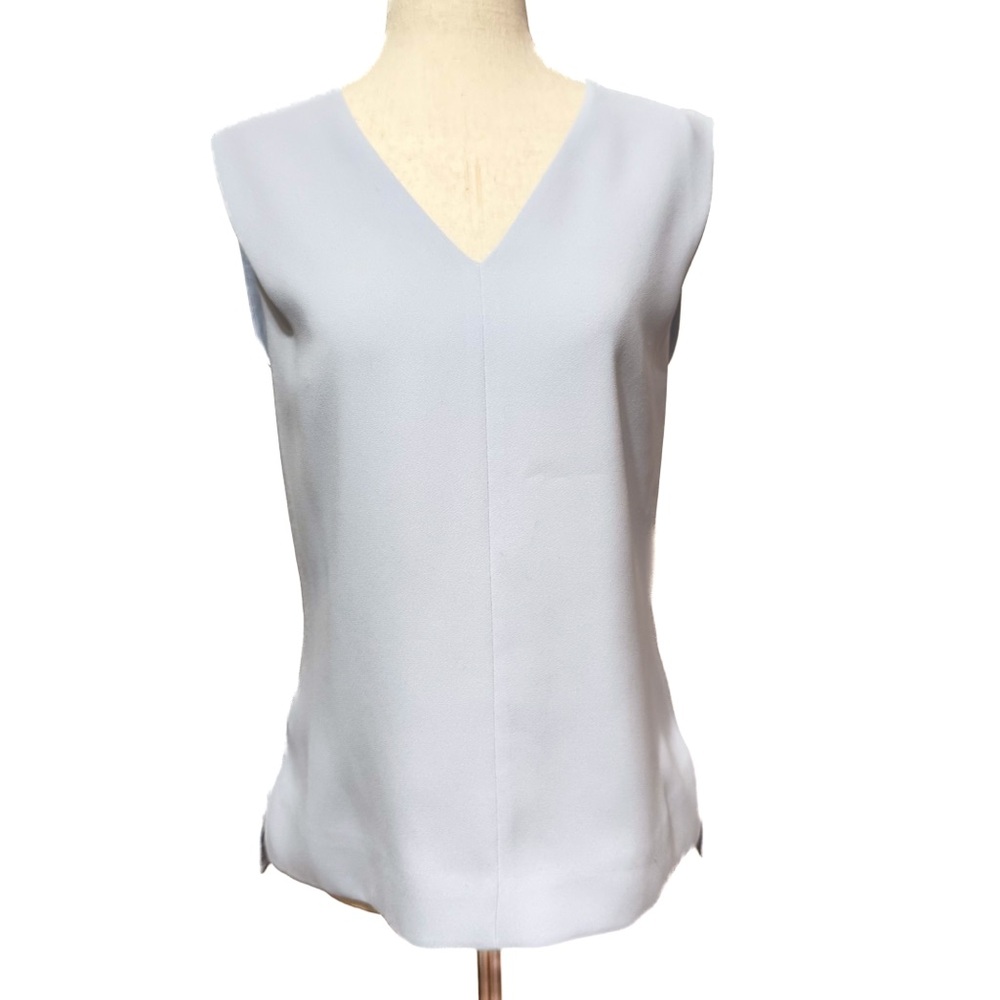 Ted Baker | Elegant Light Eggshell Blue Sleeveless Blouse